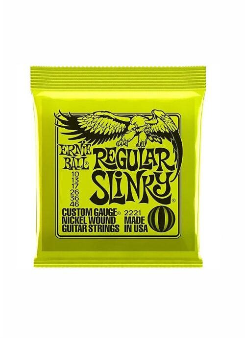 CORDE ERNIE BALL REGULAR SLINKY 2221 CHITARRA ELETTRICA 10-46