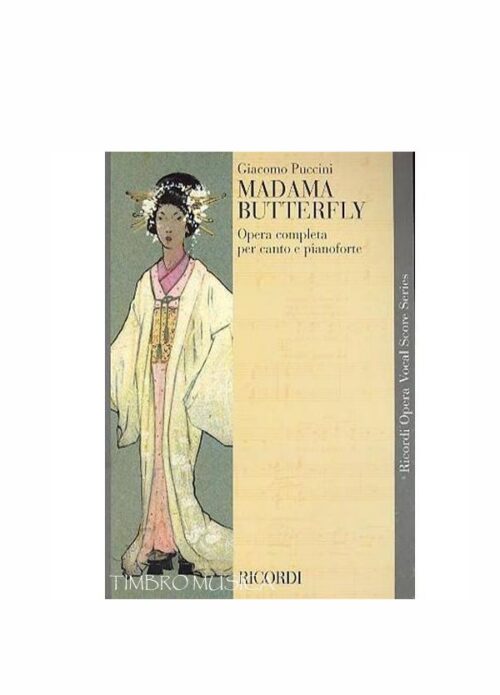 PUCCINI MADAMA BUTTERFLY OPERA RICORDI