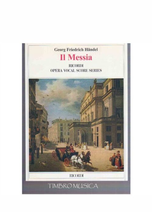 HANDEL IL MESSIA OPERA RICORDI