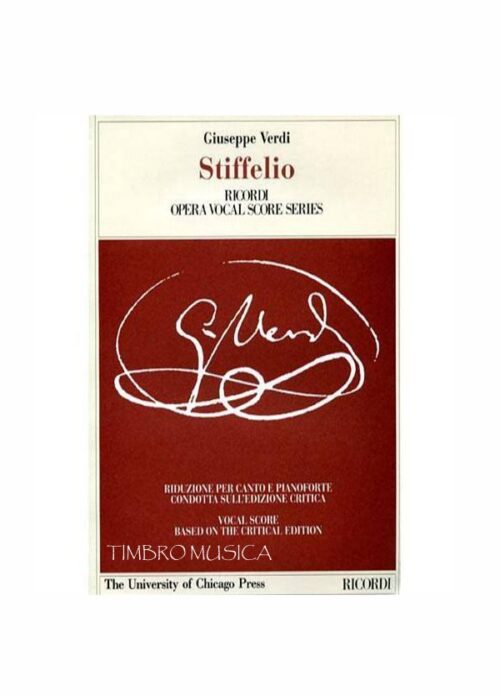 VERDI STIFFELIO OPERA RICORDI