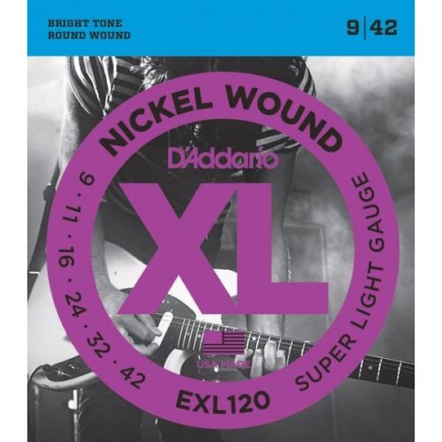 CORDE D'ADDARIO EXL120 CHITARRA ELETTRICA
