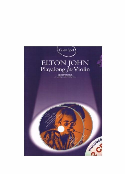 ELTON JOHN : PLAYALONG FOR VIOLIN  2CD