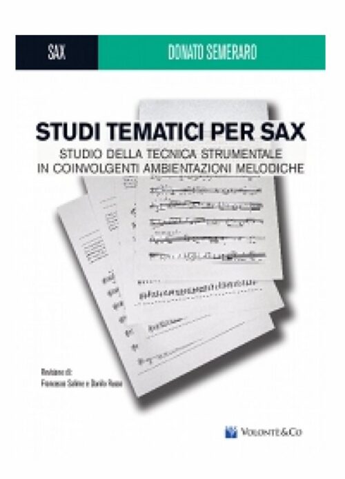 SEMERARO STUDI TEMATICI PER SAX VOLONTE' MB146