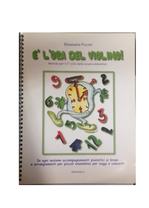 PICCINI : E' L'ORA DEL VIOLINO VOLUME 1 SINFONICA MK17332