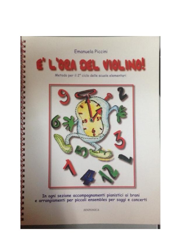PICCINI : E' L'ORA DEL VIOLINO VOLUME 2 SINFONICA MK 17333