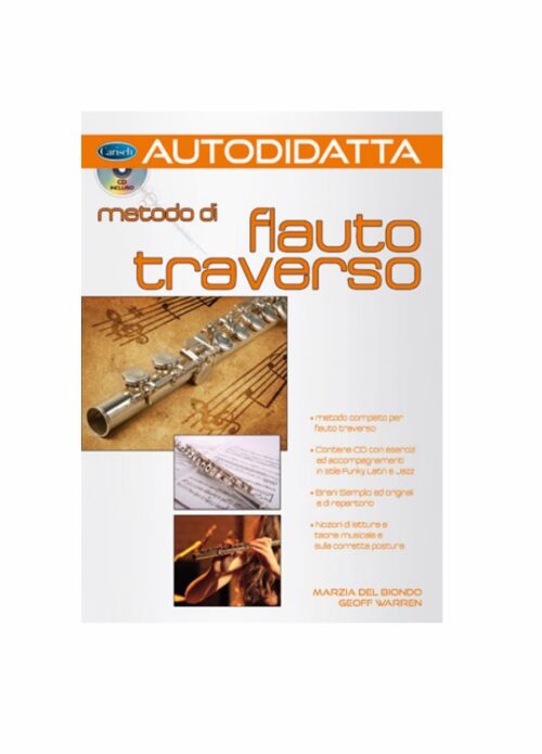 DEL BIONDO : METODO DI FLAUTO TRAVERSO AUTODIDATTA CARISCH ML3443