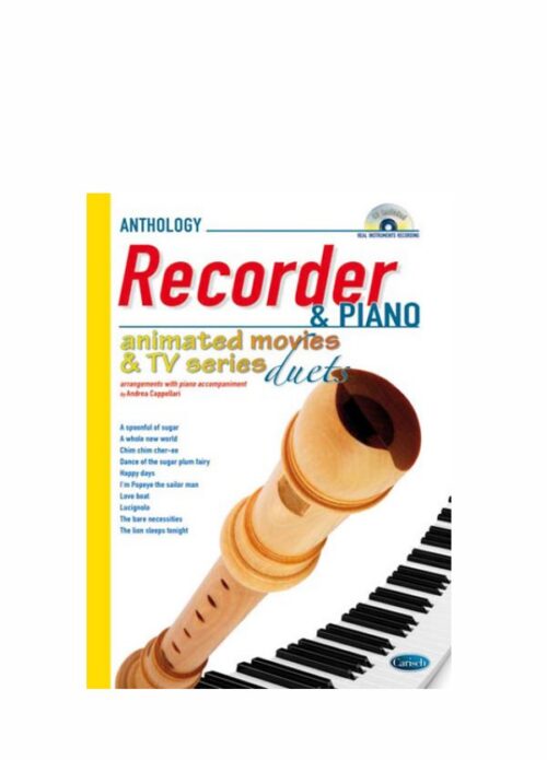 CAPPELLARI :  Animated Movies and TV Duets for Recorder And Piano  CARISCH ML3635