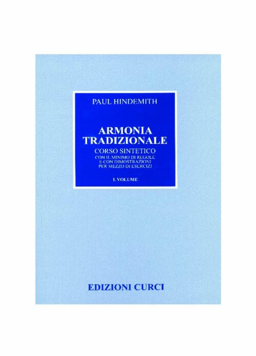 HINDEMITH : ARMONIA TRADIZIONALE CURCI EC5924