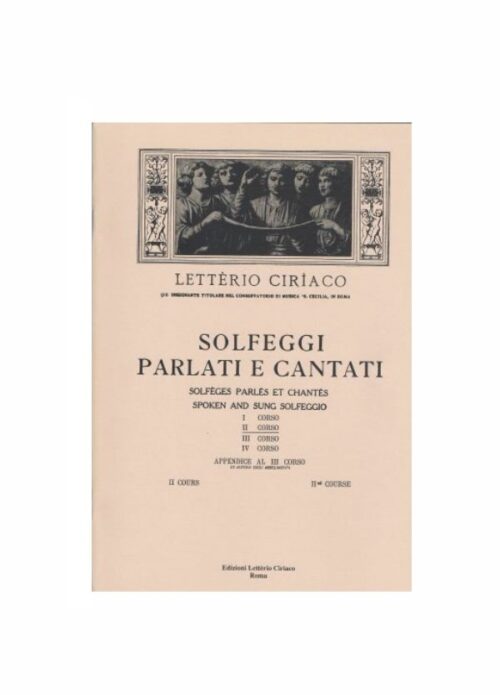 CIRIACO : SOLFEGGI PARLATI E CANTATI II CORSO   EDM11