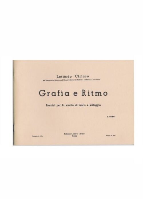 CIRIACO : GRAFIA E RITMO II CORSO  EDM2