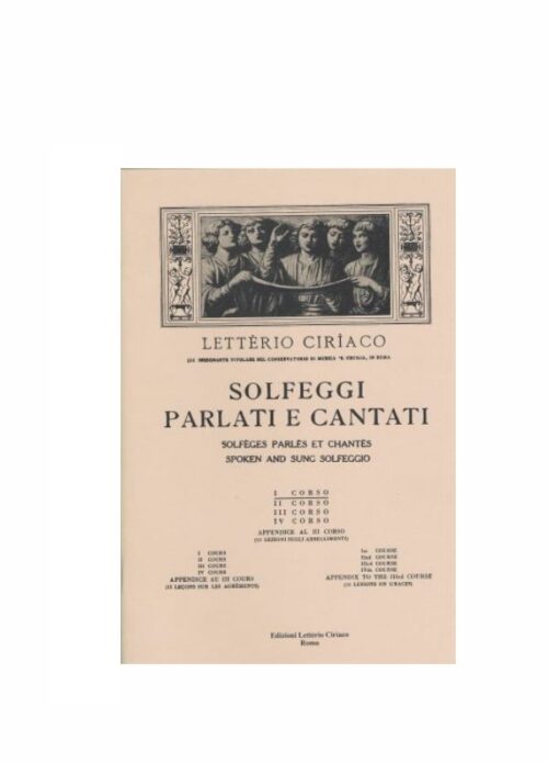 CIRIACO : SOLFEGGI PARLATI E CANTATI I CORSO  EDM9