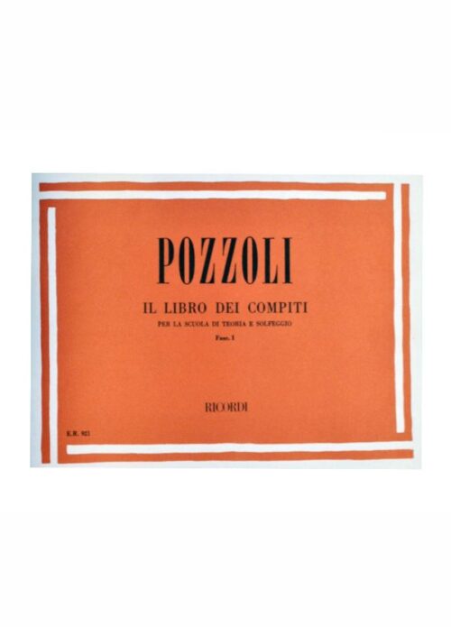 POZZOLI : IL LIBRO DEI COMPITI FASCICOLO 1    RICORDI ER921
