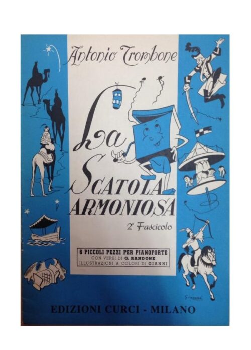 TROMBONE : LA SCATOLA ARMONIOSA 2° FASCICOLO 6 piccoli pezzi per pianoforte CURCI EC4566