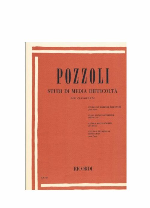 POZZOLI  STUDI DI MEDIA DIFFICOLTA'   RICORDI ER83