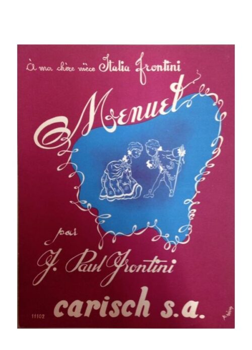 FRONTINI : MINUETTO per pianoforte CARISCH MK11102