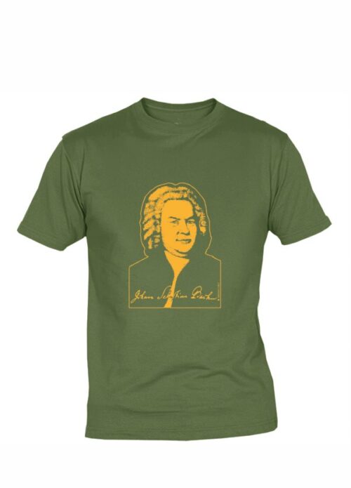 MAGLIETTA COMPOSITORE BACH VERDE TAGLIA M
