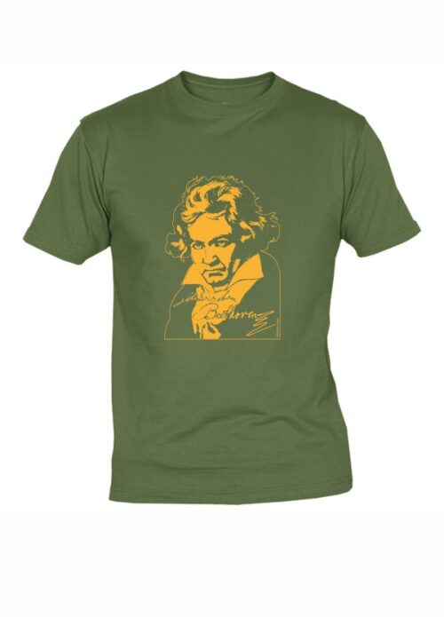 MAGLIETTA COMPOSITORI BEETHOVEN VERDE TAGLIA S