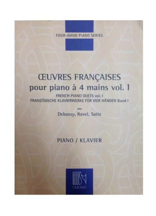 AA.VV. : COMPOSIZIONI FRANCESI PER PIANOFORTE A 4 MANI VOL.1  DURAND DF15650