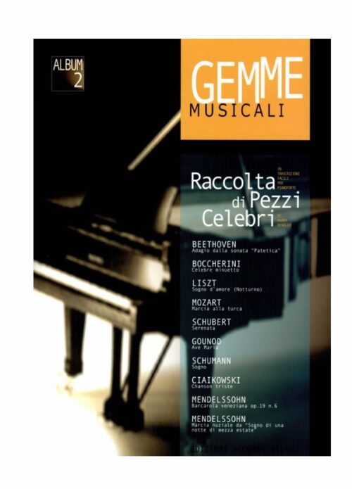 BENDLER : GEMME MUSICALI RACCOLTA DI PEZZI CELEBRI ALBUM 2   EA1184