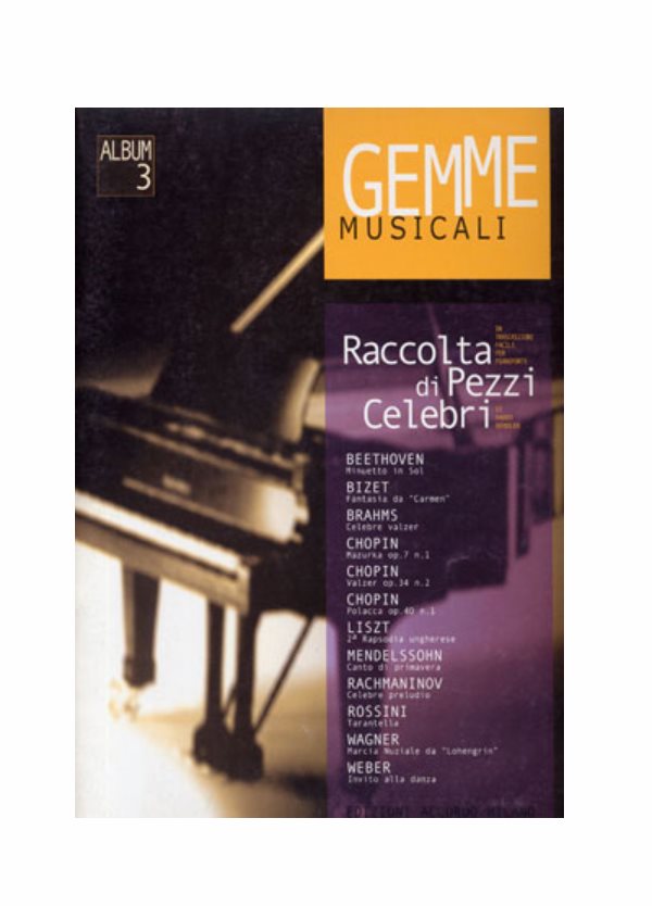 BENDLER : GEMME MUSICALI ALBUM 3 RACCOLTA DI PEZZI CELEBRI EA1424