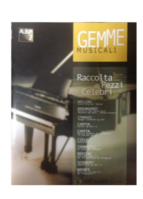 BENDLER : GEMME MUSICALI ALBUM 7 RACCOLTA PEZZI CELEBRI EA2916