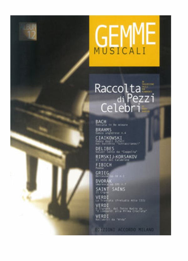 BENDLER : GEMME MUSICALI ALBUM 13 RACCOLTA PEZZI CELEBRI EA3003
