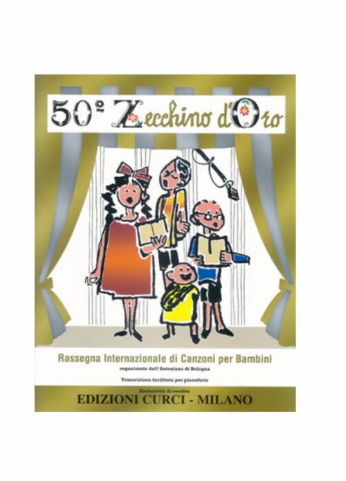 ZECCHINO D'ORO VOLUME 50 rassegna internazionale di canzoni per bambini per pianoforte