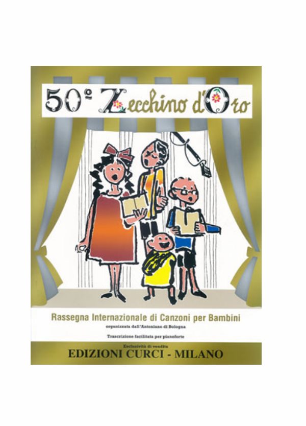 ZECCHINO D'ORO VOLUME 50 rassegna internazionale di canzoni per bambini per pianoforte