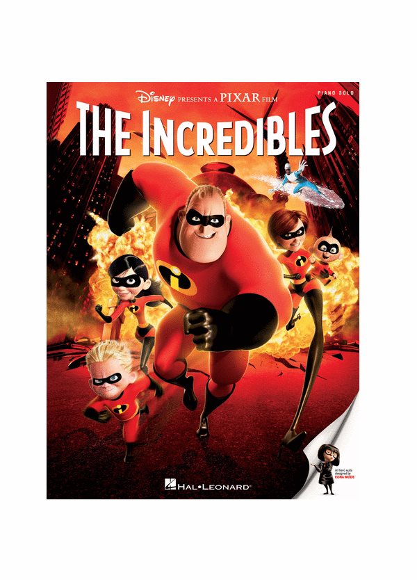 THE INCREDIBLES per pianoforte