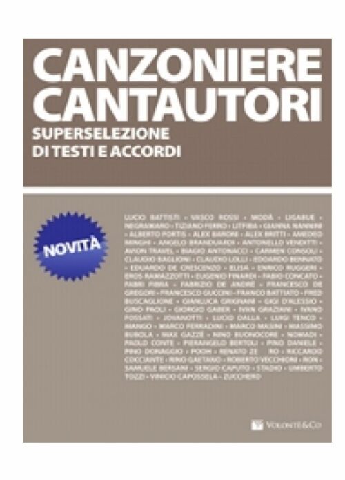 AA.VV. : CANZONIERE CANTAUTORI    VOLONTE' MB260
