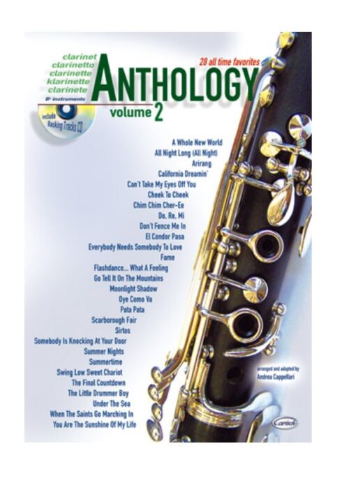 CAPPELLARI : ANTHOLOGY CLARINETTO VOL. 2 CD   CARISCH ML2675