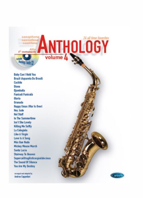 CAPPELLARI : ANTHOLOGY SAX ALTO Eb VOL.4  CD    CARISCH ML3080