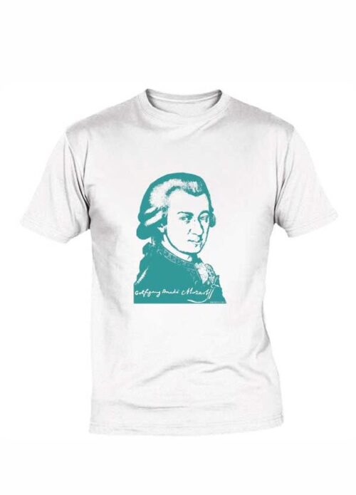 MAGLIETTA COMPOSITORI MOZART BIANCA TAGLIA L
