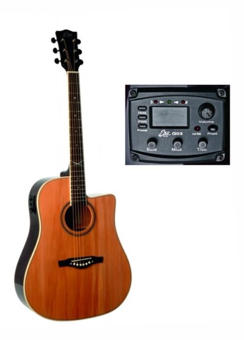 CHITARRA ACUSTICA ELETTRIFICATA EKO NEXT D CW EQ NATURAL