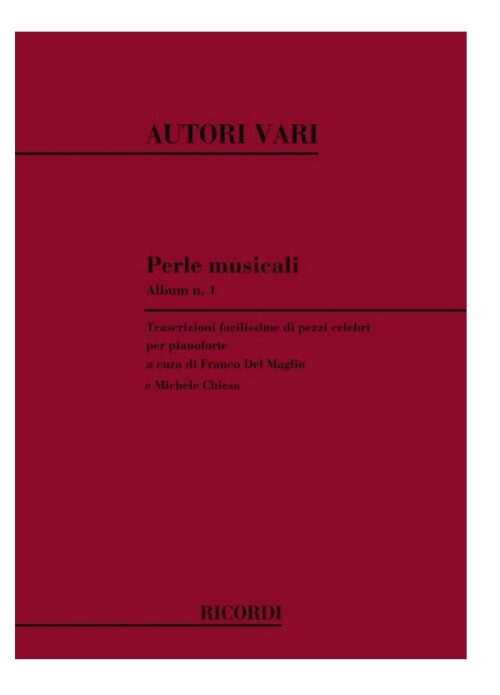 PERLE MUSICALI ALBUM 1 pezzi celebri per pianoforte