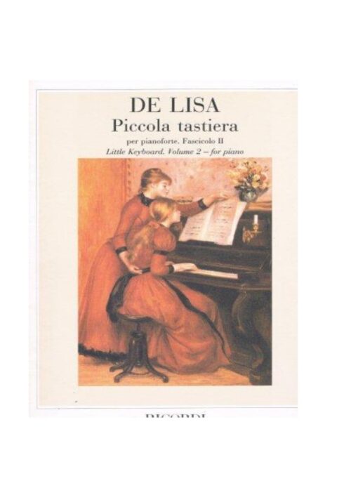 DE LISA : PICCOLA TASTIERA per pianoforte fascicolo 2