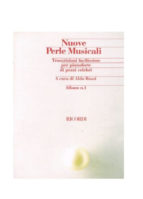 PERLE MUSICALI ALBUM 1 pezzi celebri RICORDI 133216