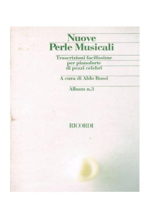 NUOVE PERLE MUSICALI ALBUM 3 per pianoforte