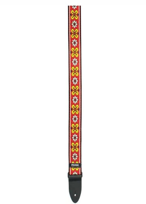 TRACOLLA CHITARRA BASSO DUNLOP JACQUARD STRAPS D67-03RD AVALON RED