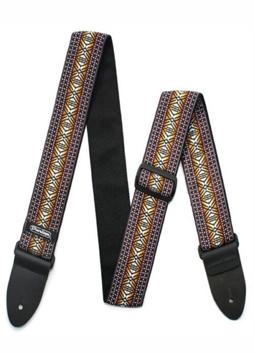 TRACOLLA CHITARRA BASSO DUNLOP JACQUARD STRAPS D67-04BR MATRIX BROWN