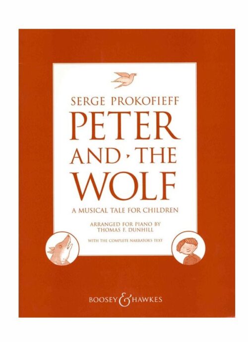 PROKOFIEFF : PETER AND THE WOLF per piano  BOOSEY BH2097