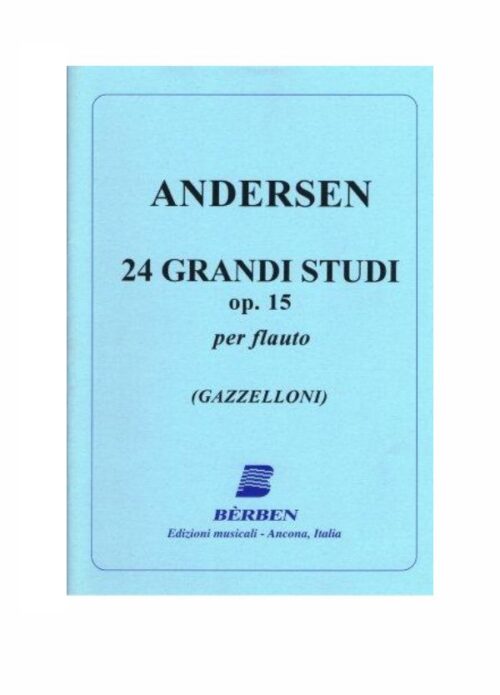 ANDERSEN : 24 GRANDI STUDI OP.15 PER FLAUTO  BERBEN EB2030
