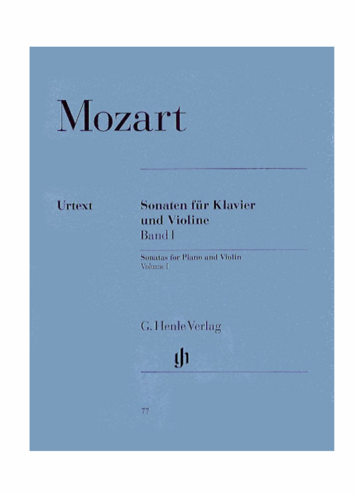 Mozart Sonate Per Violino e Piano Vol. 1 Urtext Ed. Henle Verlag HN77