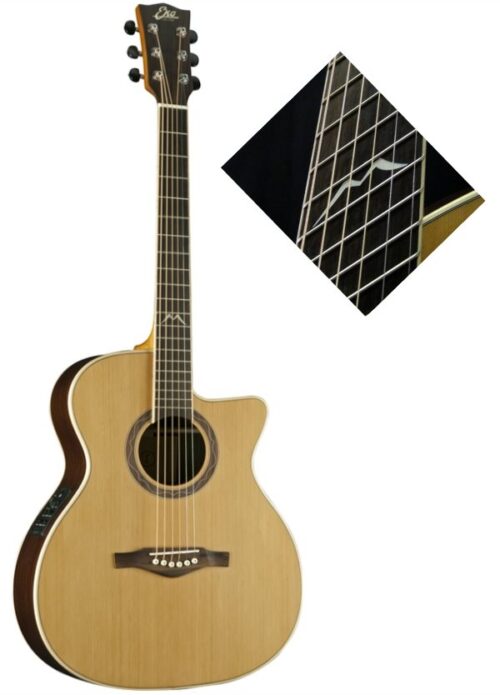 CHITARRA ACUSTICA ELETTRIFICATA EKO +MIA 018 CW EQ NATURAL VARINI
