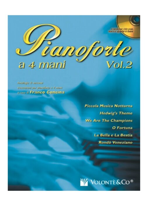CONCINA : PIANOFORTE A 4 MANI VOL.2 antologia di successi  CARISCH ML2540