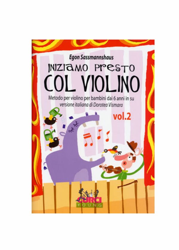 SASSMANNSHAUS INIZIAMO PRESTO COL VIOLINO VOL. 2 ED. CURCI EC 11511