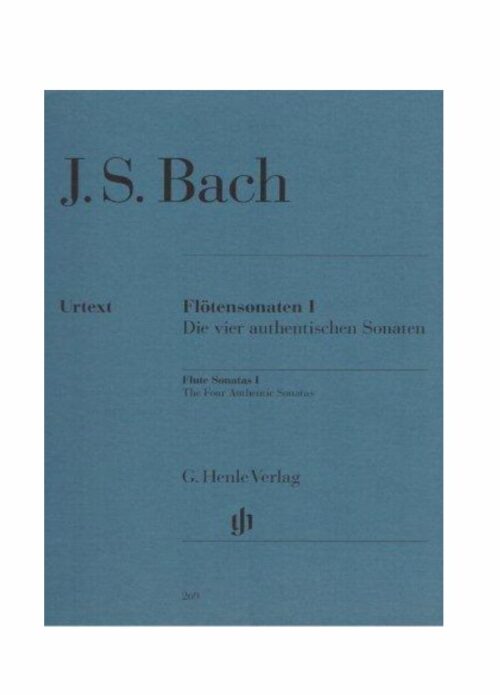 BACH  FLUTEN SONATAS I sonate per flauto e pianoforte   HENLE VERLAG HV269