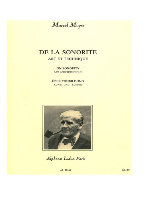 MOYSE : DE LA SONORITE ART ET TECHNIQUE per flauto  LEDUC AL18166