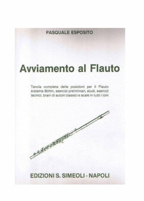 ESPOSITO : AVVIAMENTO AL FLAUTO