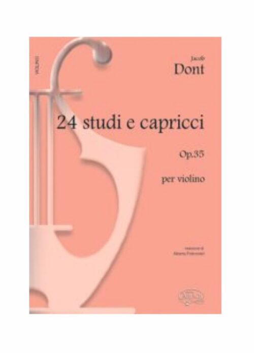 DONT : 24 STUDI E CAPRICCI OP.35 per violino   CARISCH MK1706